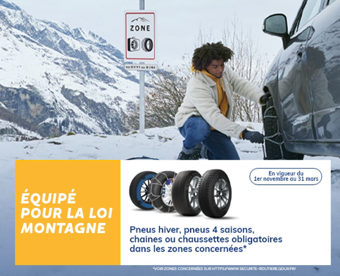 Norauto | Préparez-vous pour la saison hivernale avec la Loi Montagne !
